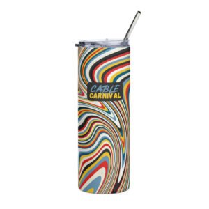 Stainless Steel Tumbler with Lid & Straw